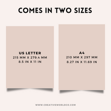 Load image into Gallery viewer, Minimalist 2024 Yearly Calendar | CWCA014