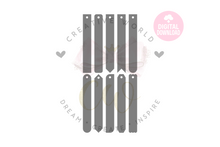 Load image into Gallery viewer, Bookmark | 10 Templates | BDC016