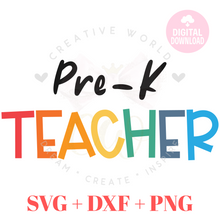 Load image into Gallery viewer, Pre-K Teacher svg