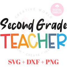 Load image into Gallery viewer, Second Grade Teacher svg