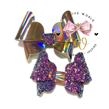 Load image into Gallery viewer, Trendy Scallop Hair Bow Template ~ 2 sizes | CWC023