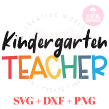 Load image into Gallery viewer, Kindergarten Teacher svg
