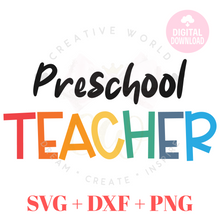 Load image into Gallery viewer, Preschool Teacher svg