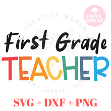 Load image into Gallery viewer, First Grade Teacher svg