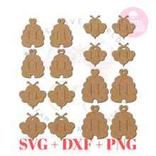 Load image into Gallery viewer, Bow Display Card | 16 Templates | BDC035