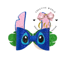 Load image into Gallery viewer, Alien Hair Bow Template | CWC106