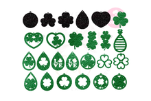 Load image into Gallery viewer, St.Patrick's Day Earring Template | 50 Templates Earring svg | ET006