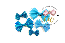 Load image into Gallery viewer, 5 in 1 Zig Zag Pinch Hair Bow Template | CWC009