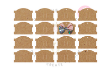 Load image into Gallery viewer, Bow Display Card | 16 Templates | BDC001
