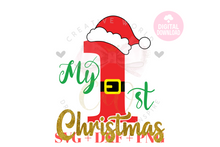 Load image into Gallery viewer, Baby 1st Christmas SVG | First Christmas SVG