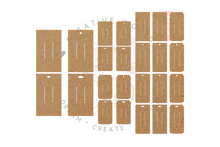 Load image into Gallery viewer, Bow Display Card | 24 Templates | BDC036