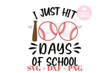 Load image into Gallery viewer, I just hit 100 days of school svg | Happy 100 days | 100 Days of School