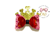 Load image into Gallery viewer, Crown Hair Bow Template | CWC120