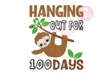 Load image into Gallery viewer, Hanging out for 100 days svg | 100 days of School | Happy 100 days svg