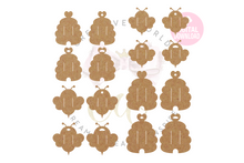 Load image into Gallery viewer, Bow Display Card | 16 Templates | BDC035