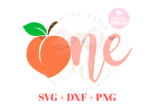 Load image into Gallery viewer, One | Peach One SVG | Baby 1st Birthday SVG