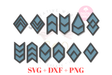 Load image into Gallery viewer, Earring Template | 24 Templates Earring svg | ET008