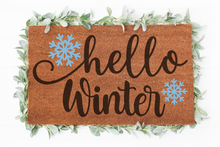 Load image into Gallery viewer, Hello Winter Doormat svg | Hello svg | Welcome svg | Doormat svg | Home Decor svg