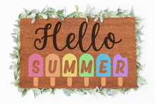 Load image into Gallery viewer, Hello Summer Doormat svg | Hello svg | Welcome svg | Doormat svg | Home Decor svg