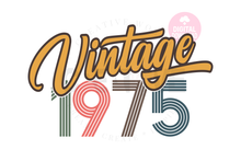 Load image into Gallery viewer, Vintage 1975 svg | 1975 svg | Vintage Birthday svg | Adult Birthday Shirt svg | Birthday svg