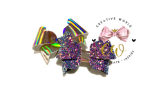 Load image into Gallery viewer, Trendy Scallop Hair Bow Template ~ 2 sizes | CWC023