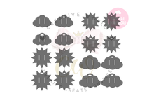 Load image into Gallery viewer, Bow Display Card | 16 Templates | BDC028