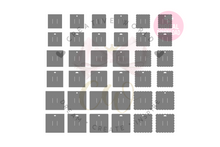 Load image into Gallery viewer, Bow Display Card | 36 Templates | BDC002