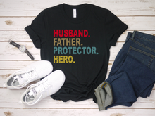Load image into Gallery viewer, Husband Father Protector Hero svg | Daddy | Distressed