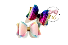 Load image into Gallery viewer, 2 in 1 Trendy Hair Bow Template | CWC031