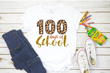 Load image into Gallery viewer, 100 days of School svg | 100 days of School | Happy 100 days svg | Leopard svg