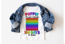 Load image into Gallery viewer, Poppin my way through 100 Days of School | Happy 100 days | 100 Days of School