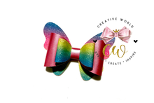 Load image into Gallery viewer, New Butterfly Hair Bow Template | CWC019