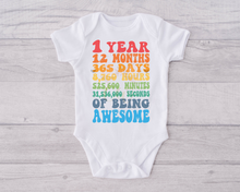 Load image into Gallery viewer, 1st Year Birthday SVG