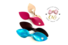 Load image into Gallery viewer, 4 in 1 Adorable Leaf Knot Hair Bow Template | CWC032