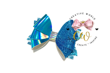 Load image into Gallery viewer, Popular Split 3 Layer Hair Bow Template | CWC024