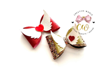 Load image into Gallery viewer, New Angel Wing Hair Bow Template | CWC077