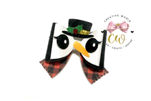 Load image into Gallery viewer, Snowman Hair Bow Template | CWC165
