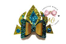 Load image into Gallery viewer, Princess Crown Hair Bow Template | CWC074