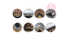 Load image into Gallery viewer, Round Stacked Earring Template | 48 Templates Earring svg | ET003