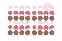 Load image into Gallery viewer, Round Stacked Earring Template | 48 Templates Earring svg | ET003