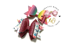 Load image into Gallery viewer, Trendy Hair Bow Template ~ 2 Designs | CWC025