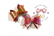 Load image into Gallery viewer, Noble and Elegance Hair Bow Template ~ 2 Designs | CWC098
