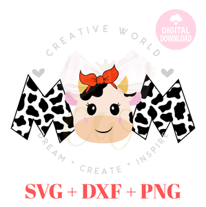 Mom of the Birthday Boy or Girl SVG | Cow Birthday svg