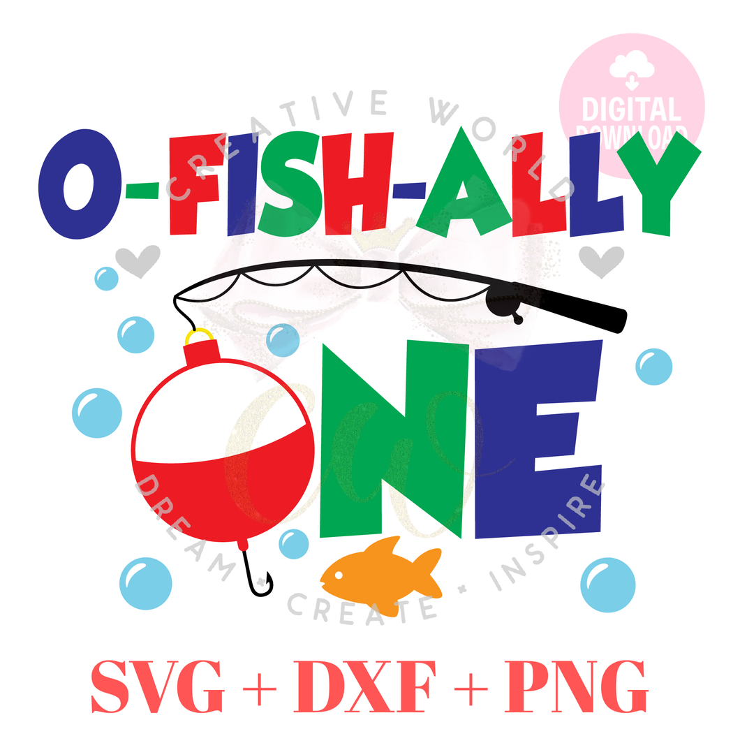 O Fish Ally Birthday svg