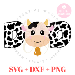 Dad of the Birthday Boy or Girl SVG | Cow Birthday svg