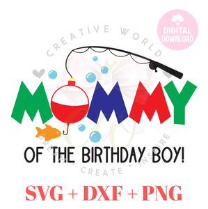 Mommy of the Fish One Birthday svg