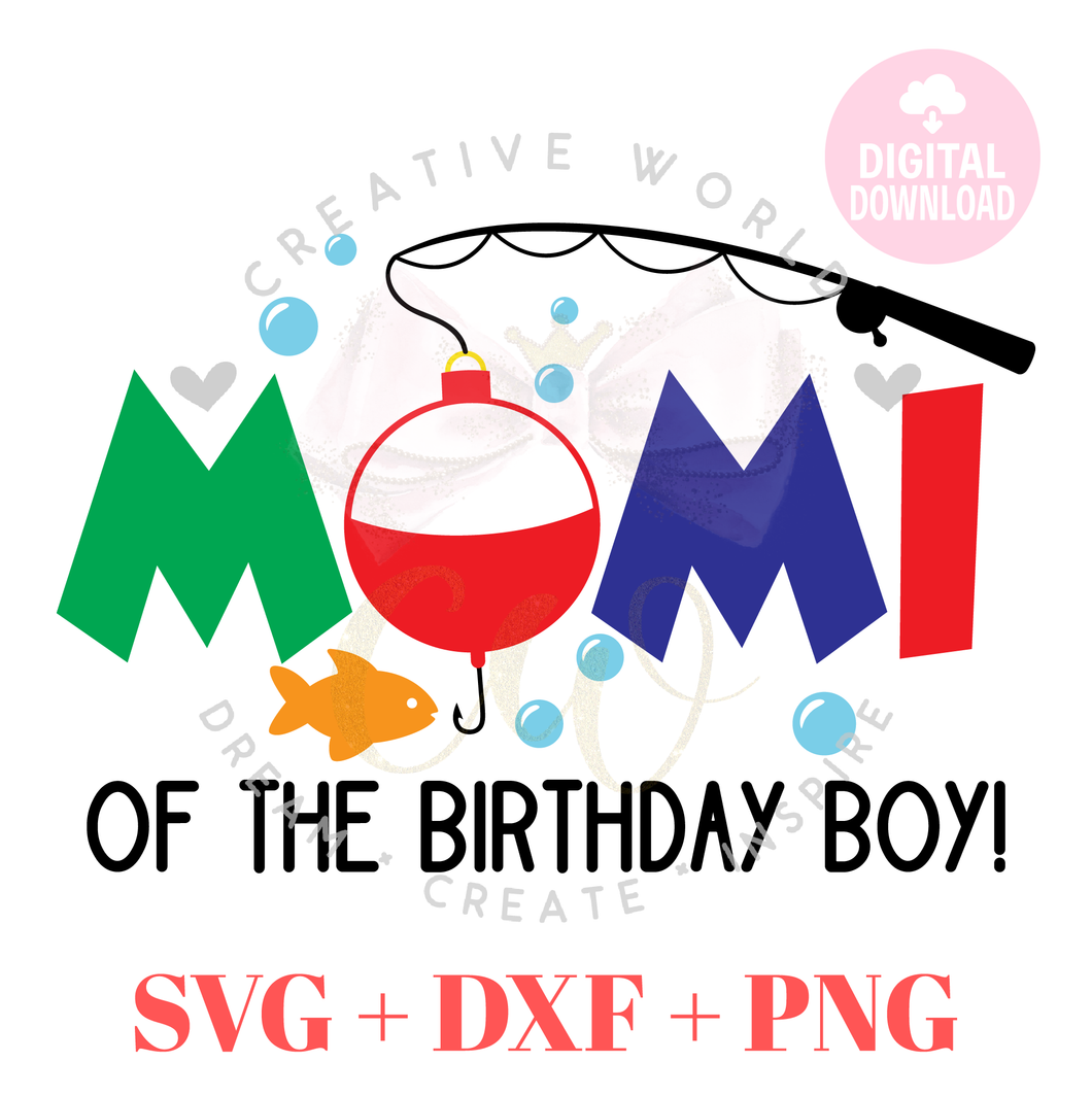 Mimi of the Fish One Birthday svg