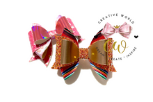Load image into Gallery viewer, Noble and Elegance Hair Bow Template ~ 2 Designs | CWC098
