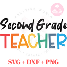 Load image into Gallery viewer, Second Grade Teacher svg
