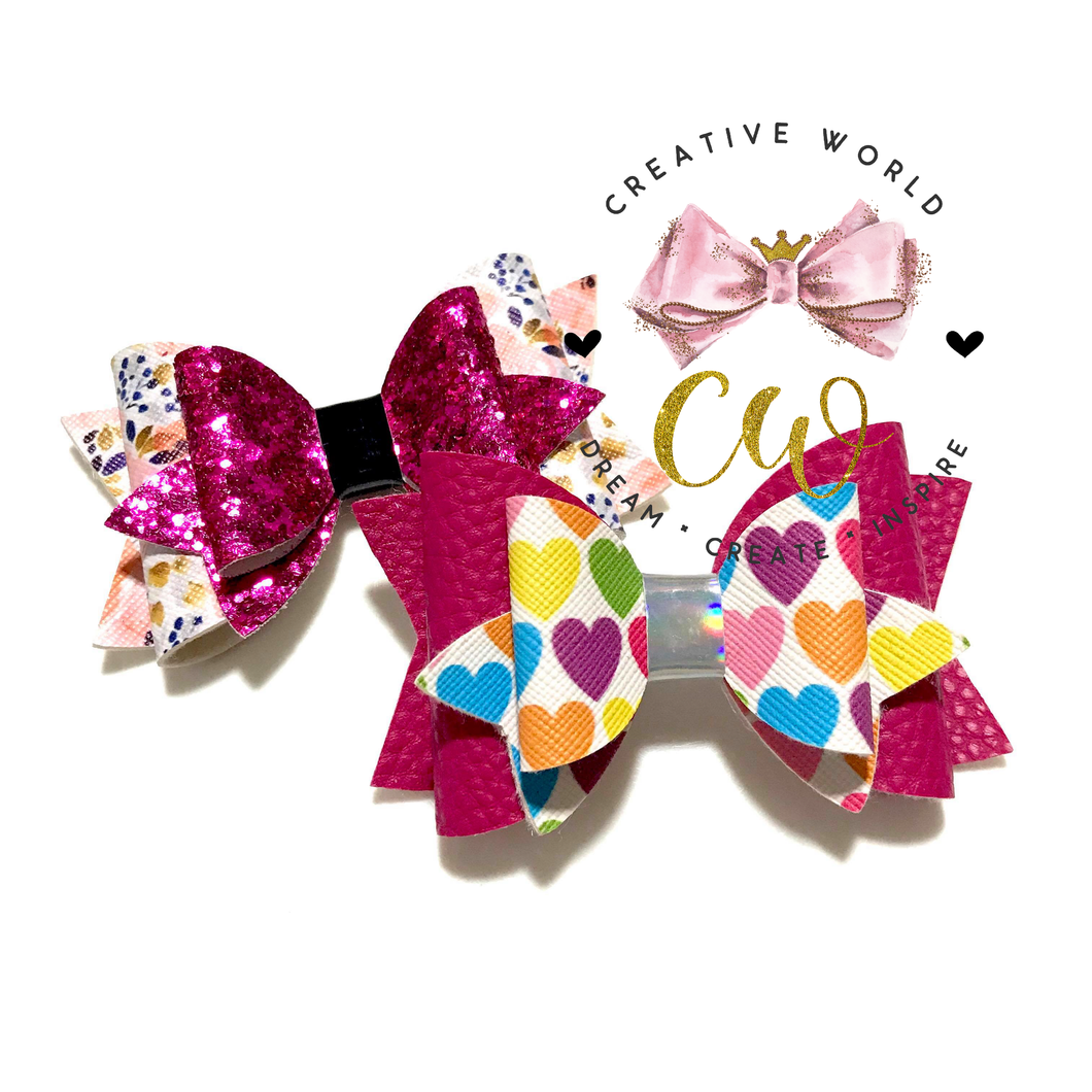 New Classic Hair Bow Template | CWC030